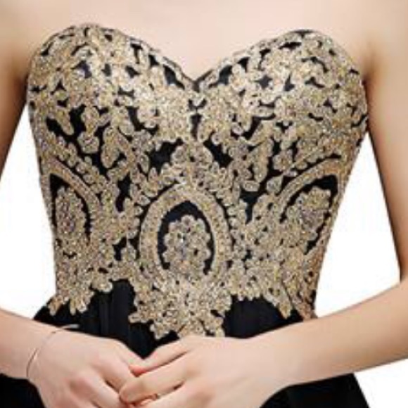 Chiffon Beads and Embroidered Prom or Wedding Gown - Picture 14 of 15